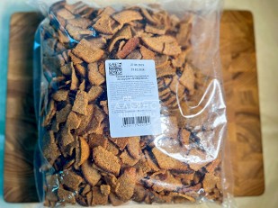 Мясо (АЛЬЯНС) вяленое свинина гриль (500гр): Гренки черные со вкусом буженины