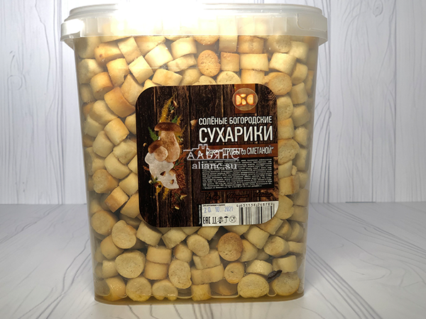 Сухарики с грибами и сметаной в Томилино