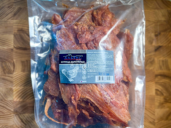 Мясо (АЛЬЯНС) вяленое курица 500гр "С халапеньо" в Томилино