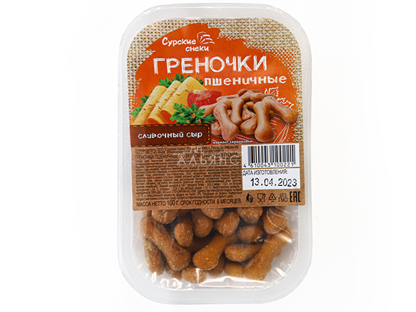 Сурские (ПШЕНИЧНЫЕ) Сливочный сыр (100 гр) в Томилино