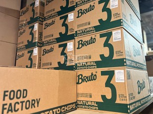 Картофель «Бруто» со вкусом сметаны и зелени 130 гр.: Картофель 