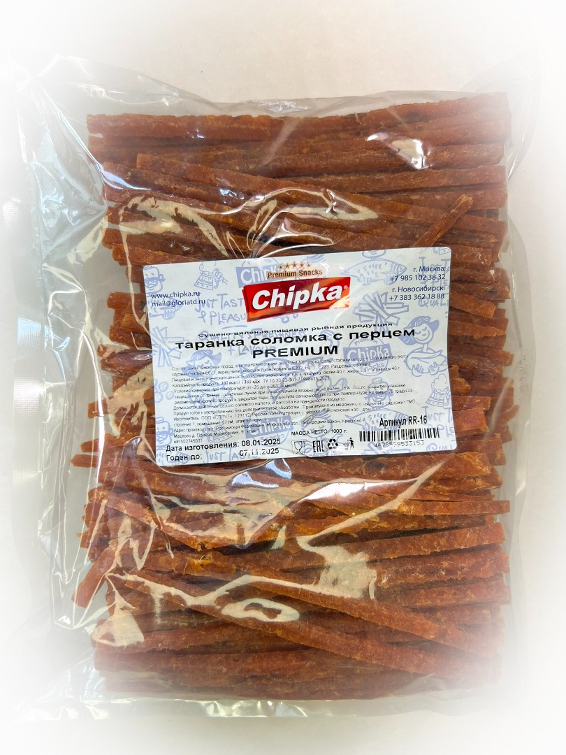 Таранка с перцем (соломка) (Chipka ПРЕМИУМ) в Томилино