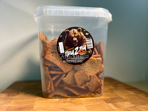 Ведро Ржаные гренки со вкусом Крылышки Барбекю (1 кг) в Томилино