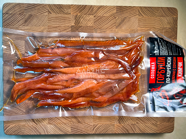 Горбуша соломка по-корейски в Томилино