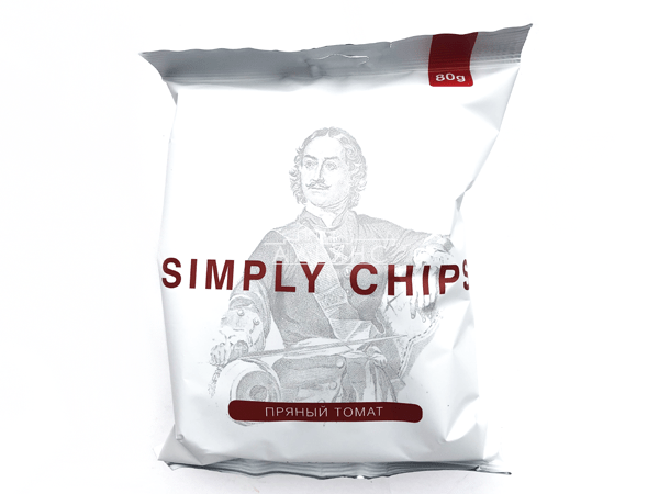 Картофельные чипсы "Simple chips" Пряный томат 80 гр. в Томилино